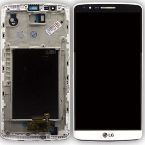 Lg G3 (D855) Ekran Dokumatik Çıtalı Beyaz