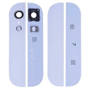 Apple İphone 5 Kamera Camı-Beyaz (Çerçeveli)