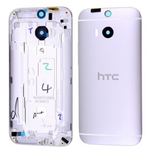 Htc One M8 Kasa Kapak Silver (Gri)