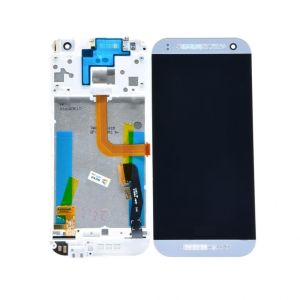 Htc One M8 Mini Çıtalı Ekran+Dokunmatik-Beyaz
