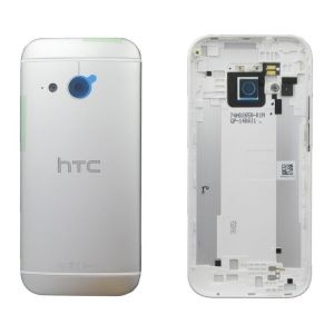 Htc One M8 Mini Gri Kasa Kapak Silver Gri