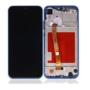 Huawei P20 Lite (ANE-LX1) Ekran+Dokunmatik Çıtalı-Mavi