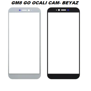 General Mobile Gm8 Go Gm9 Go Ocalı Cam Beyaz