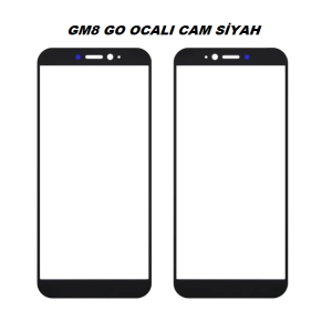 General Mobile Gm8 Go Gm9 Go Ocalı Cam Siyah