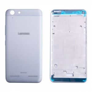 Lenovo K5 Plus (A6020a46) Kasa Kapak Silver (Gri)