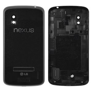 Lg Nexus 4 (E960)  Arka Pil Kapağı Siyah