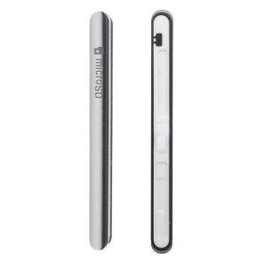 Sony Xperia M5 (E5603-E5653-E5603) Yan Kapak Sim Kapağı-Beyaz Silver