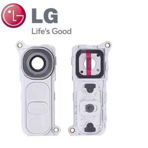 Lg (H815) G4 Kamera Camı Çerçeveli-Beyaz