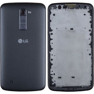 Lg K10 (K430) Kasa Kapak Ve Ekran Çıtası Siyah