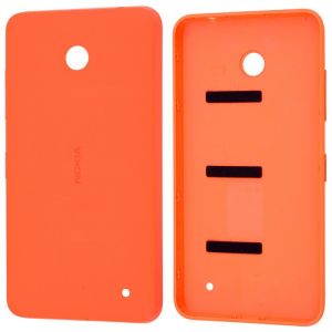 Nokia Lumia 630-635 RM-976 Turuncu Arka Pil Kapağı