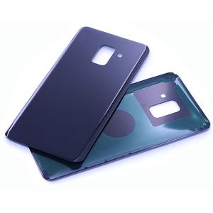 Samsung Galaxy (A530) A8 2018 Arka Pil Kapağı Mavi