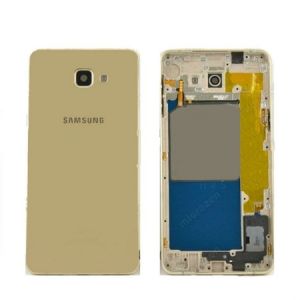 Samsung Galaxy (A910) A9 2016 Dolu Kasa Kapak-Gold