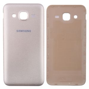 Samsung Galaxy (J200) J2 2015 Arka Pil Kapağı-Gold