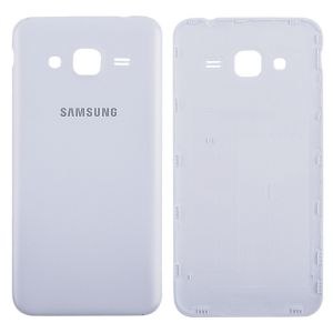 Samsung Galaxy (J320) J3 2016 Arka Pil Kapağı-Beyaz