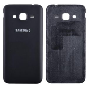 Samsung Galaxy (J320) J3 2016 Arka Pil Kapağı-Siyah