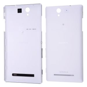 Sony Xperia (D2533-D2502) C3 Arka Pil Kapağı-Beyaz