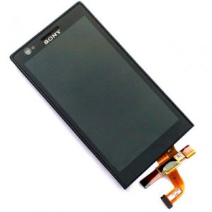 Sony Xperia LT22 Ekran Dokunmatik Çıtalı Siyah