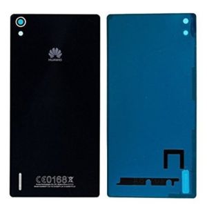 Huawei Ascend P7 Arka Pil Kapağı Siyah