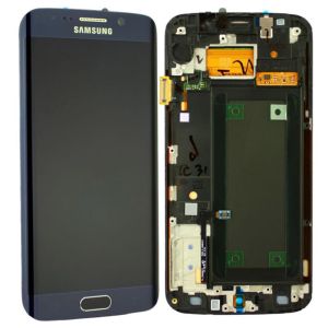 Samsung Galaxy (G925) S6 Edge Ekran Dokunmatik Revize Çıtalı Siyah