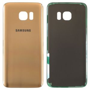 Samsung Galaxy (G935) S7 Edge Arka Pil Kapağı-Gold