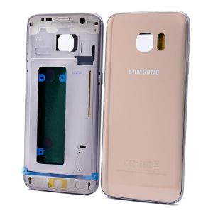 Samsung Galaxy (G935) S7 Edge Kasa Kapak-Gold