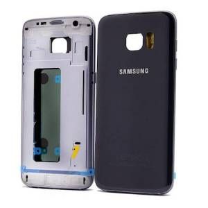 Samsung Galaxy (G935) S7 Edge Kasa Kapak-Siyah