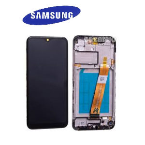 Samsung Galaxy A01F (A015F) İnce Soketli Çıtalı Ekran Dokunmatik Servis Siyah