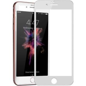 İphone 6 6S Ekran Koruyucu 5D Kırılmaz Cam Beyaz