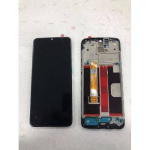 Oppo A5 2020 (CPH1931) Ekran Dokunmatik Çıtalı Siyah Servis