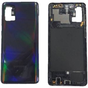Samsung Galaxy A71 (A715) Kasa Kapak Siyah