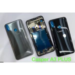 Casper Via A3 Plus Kasa-Pil Kapağı Ekran Çıtası Siyah
