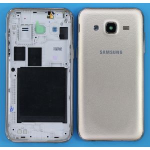 Samsung Galaxy (J200) J2 2015 Kasa Kapak-Gold