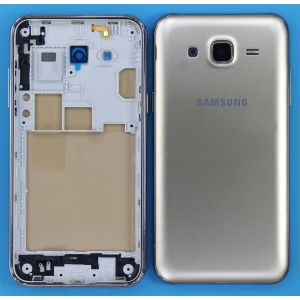 Samsung Galaxy (J500) J5 2015 Kasa Kapak-Gold