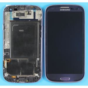 Samsung Galaxy (İ9300) S3 Ekran Dokunmatik Çıtalı Copy (TFT) Lacivert