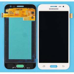 Samsung Galaxy (J200) J2 2015 Ekran Dokunmatik Revize Orjinali Beyaz