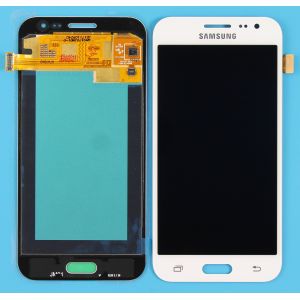Samsung Galaxy (J200) J2 2015 Ekran Dokunmatik Revize Orjinali Beyaz