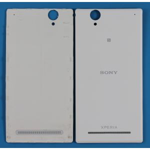 Sony Xperia (D5303) T2 Ultra Arka Pil Kapağı-Beyaz
