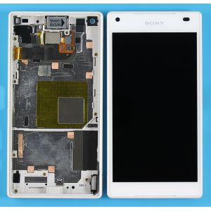 Sony Xperia Z5 Mini (E5803) Ekran Dokunmatik Çıtalı Beyaz