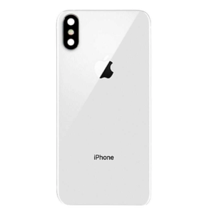 Apple İphone XS Max Arka Pil Kapağı (Kamera Camlı) Beyaz