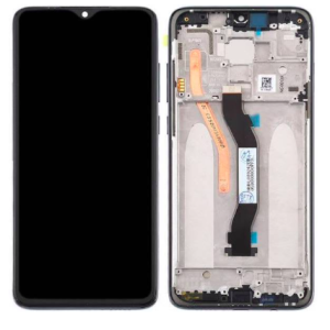 Xiaomi Redmi Note 8 Pro Ekran Dokunmatik (Kasalı) Çıtalı (Tek Simli) Siyah