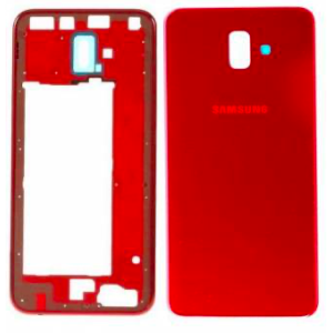 Samsung Galaxy (J615) J6 Plus Kasa Kapak Kırmızı