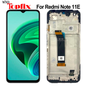 Xiaomi Redmi Note 11E Çıtalı Ekran Dokunmatik Hong Kong Servis Siyah