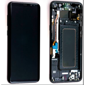 Samsung Galaxy (G955) S8 Plus Ekran Dokunmatik (Kasalı) Servis Siyah