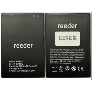 Reeder P13 Blue Max L 2021 P13 Blue 2021 2022 (Hb001) Orjinal Batarya