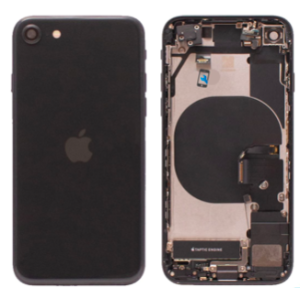 Apple İphone SE 2020 Dolu Kasa Kapak Siyah