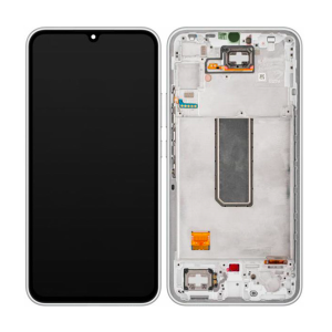Samsung Galaxy (A346) A34 5G Servis Çıtalı Kasalı Ekran Dokunmatik Silver