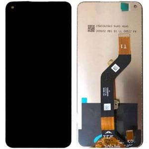 İnfinix Hot 10 Tecno Pova Camon 16 Note 8i Spark 6 Tekno Ld 7 (X689C) Çıtasız Ekran Dokunmatik Siyah