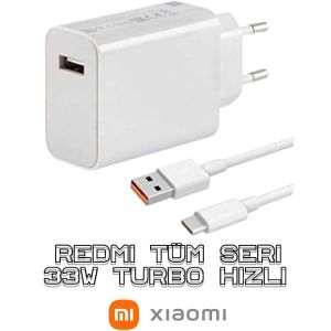 Xiaomi Redmi 33W Çin Orjinali Usb Kablo Ve Şarj Başlığı