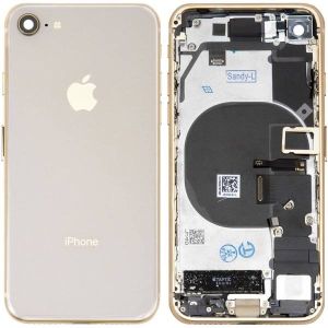 Apple İphone 8 Dolu Kasa Kapak Beyaz