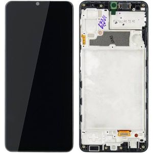 Samsung Galaxy A22 (A225) 4G Çıtalı Revize Ekran Siyah